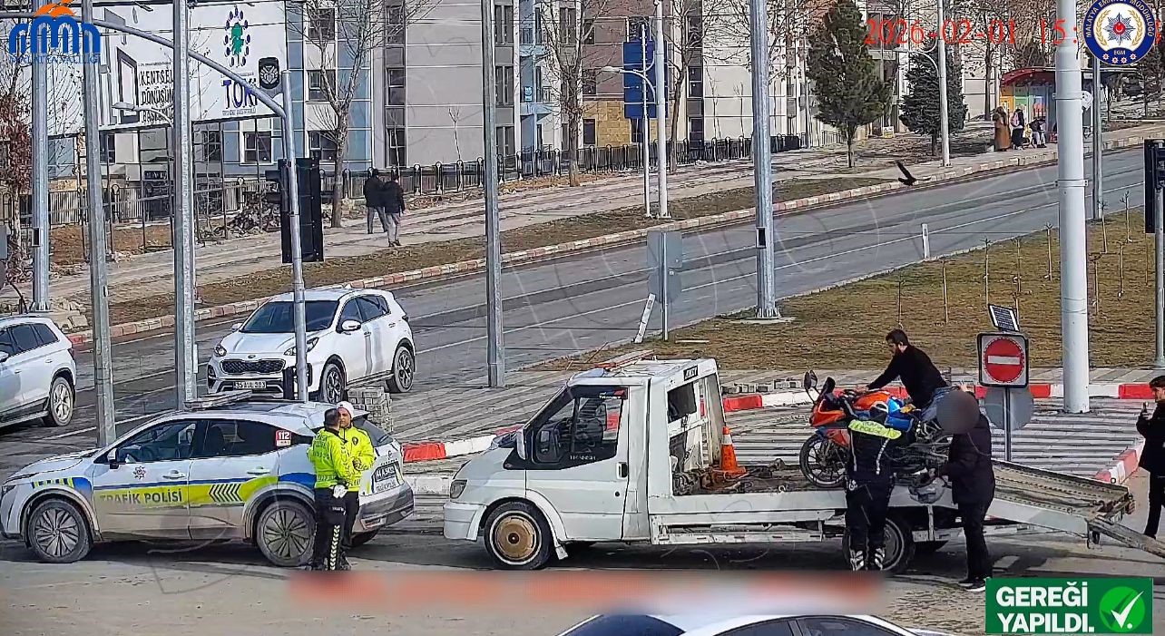 Malatya’da tehlikeli motosiklet şovuna ağır fatura
