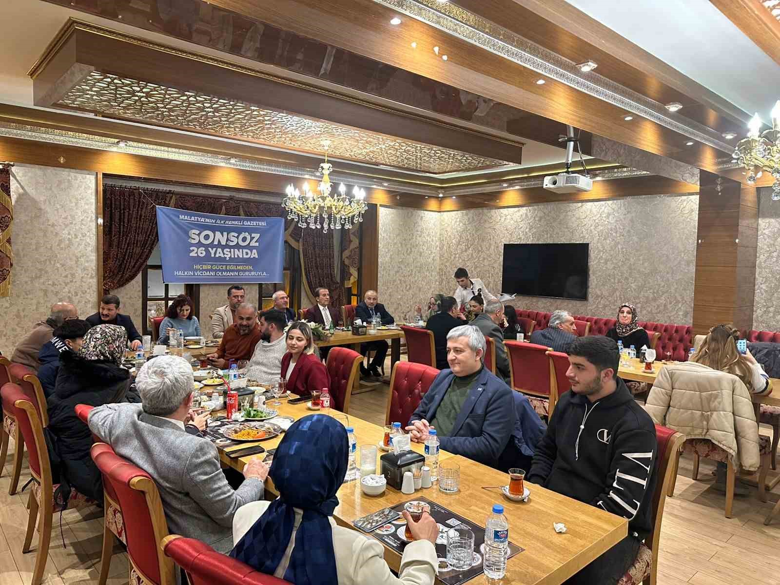 Malatya’nın ilk renkli gazetesi Sonsöz 26 yaşında
