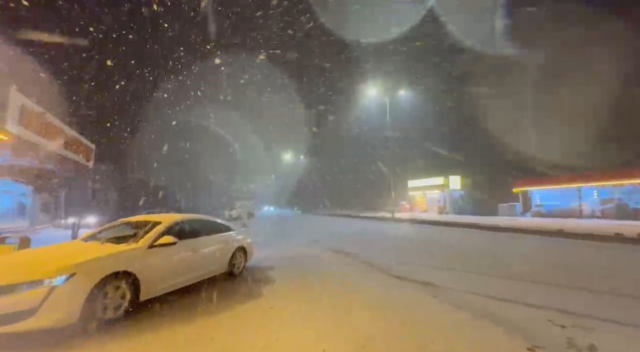 Malatya’nın yüksek kesimlerinde kar
