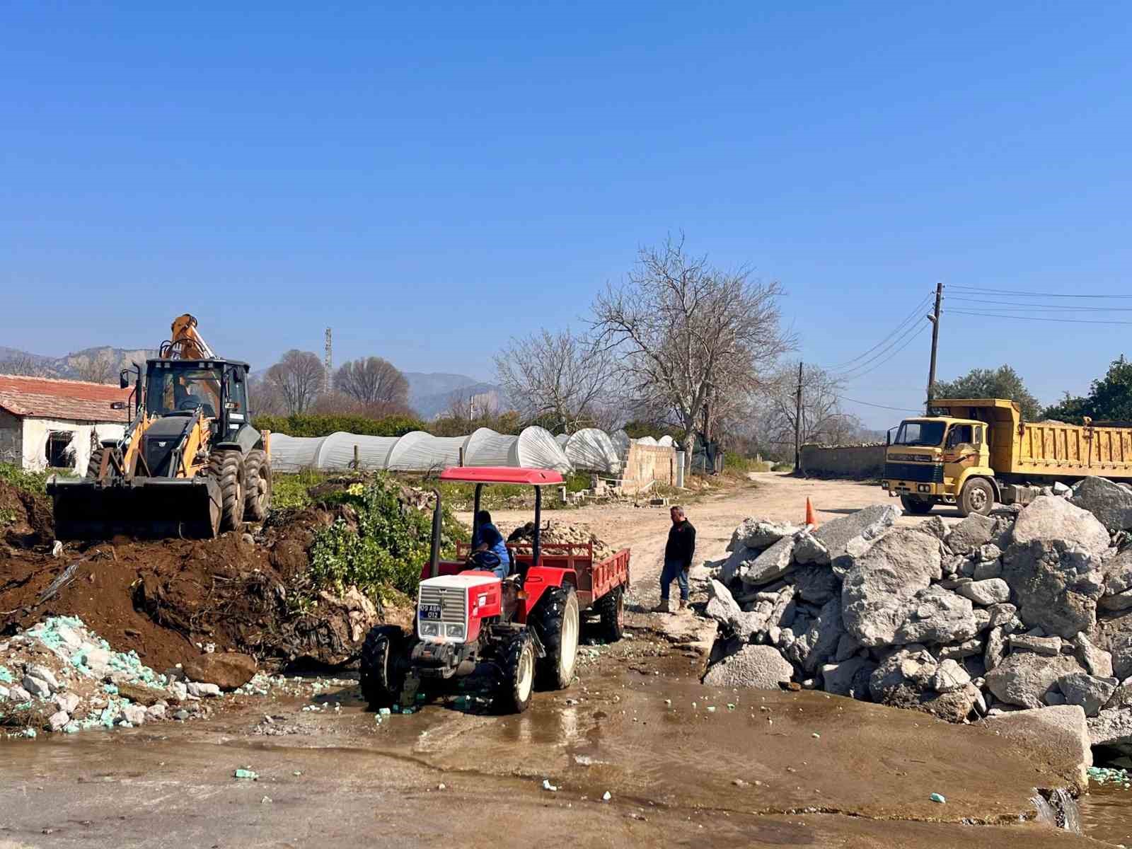Malgaç Çayı’nda ulaşımı rahatlatan düzenleme
