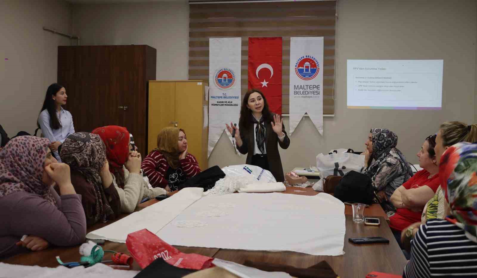 Maltepe Belediyesi’nden kadınlara ‘HPV Farkındalık Eğitimi’
