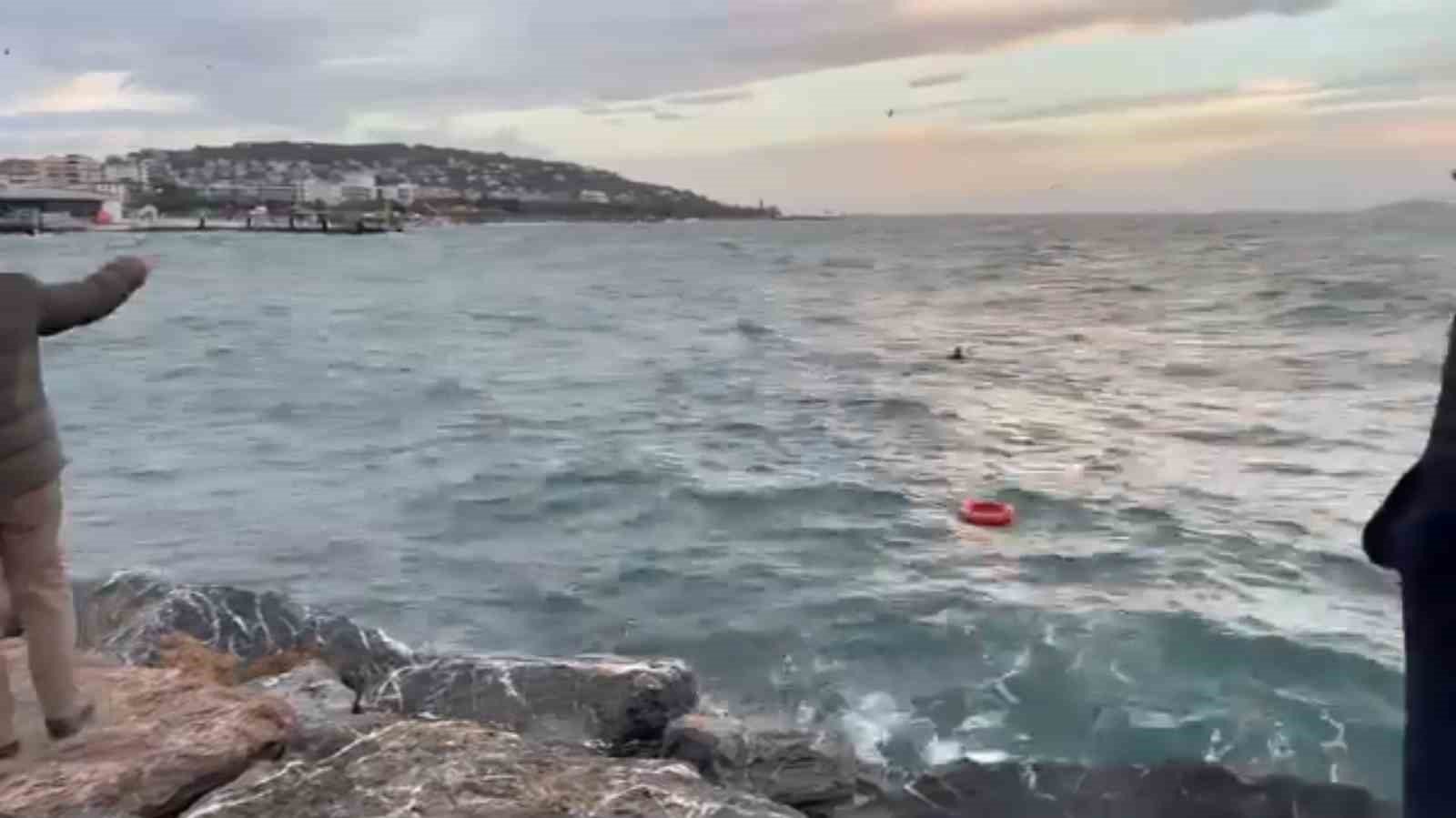 Maltepe sahilinde denize giren şahıs boğuldu
