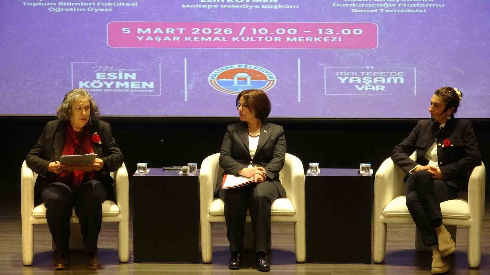 Maltepe’de "Dünya Emekçi Kadınlar Günü" paneli: "Şiddet kadınlarımızın gücünü yenemedi, biz onu yeneceğiz"
