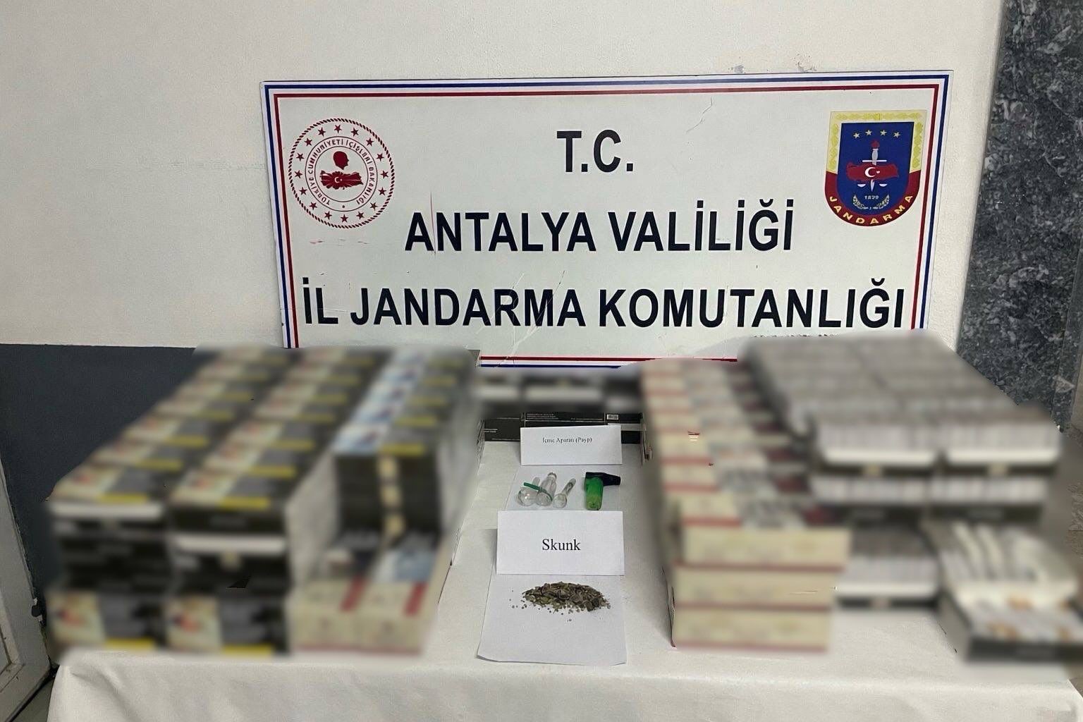 Manavgat’ta uyuşturucu operasyonu
