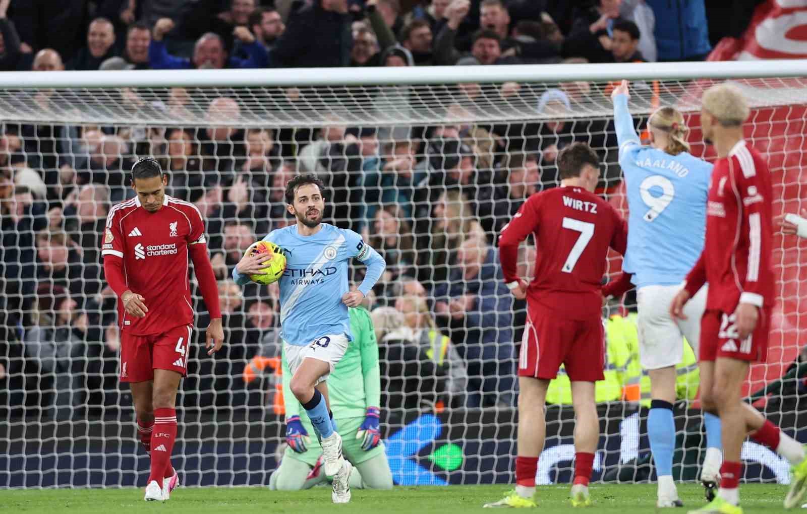 Manchester City, Liverpool’u uzatmalarda mağlup etti
