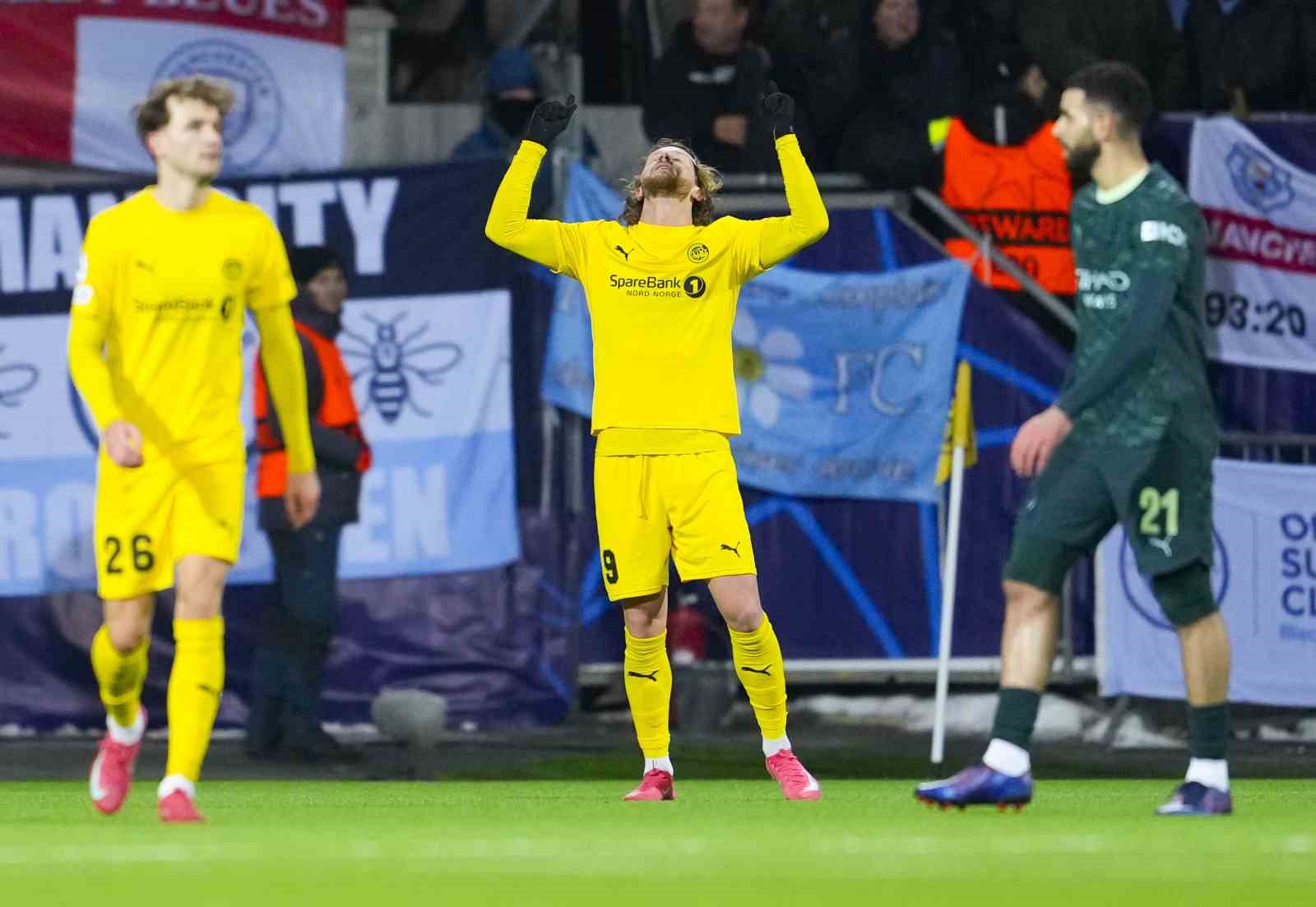 Manchester City, Norveç’te 3 golle mağlup oldu
