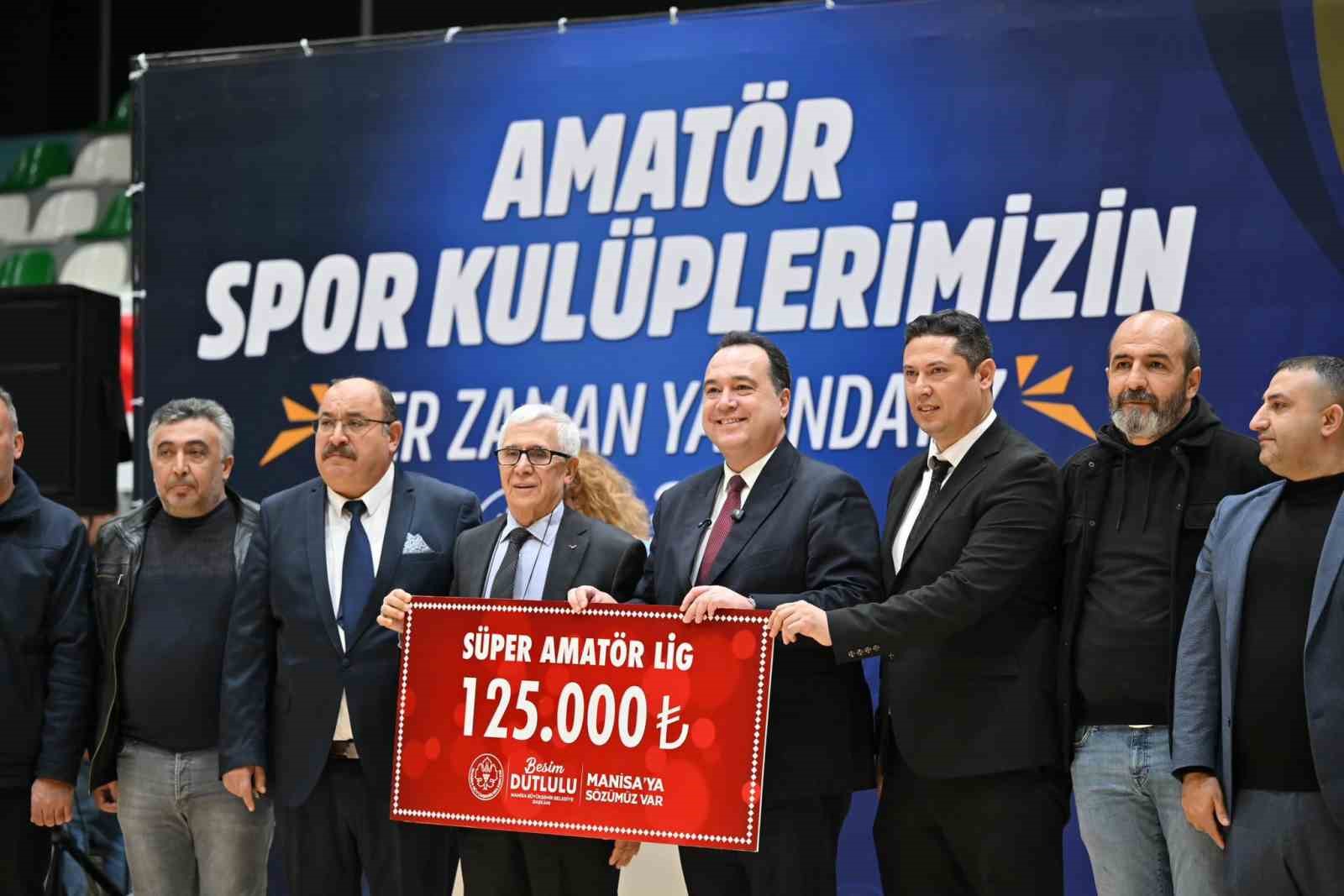 Manisa Büyükşehir Belediyesi’nden 123 kulübe 12.7 milyon TL destek
