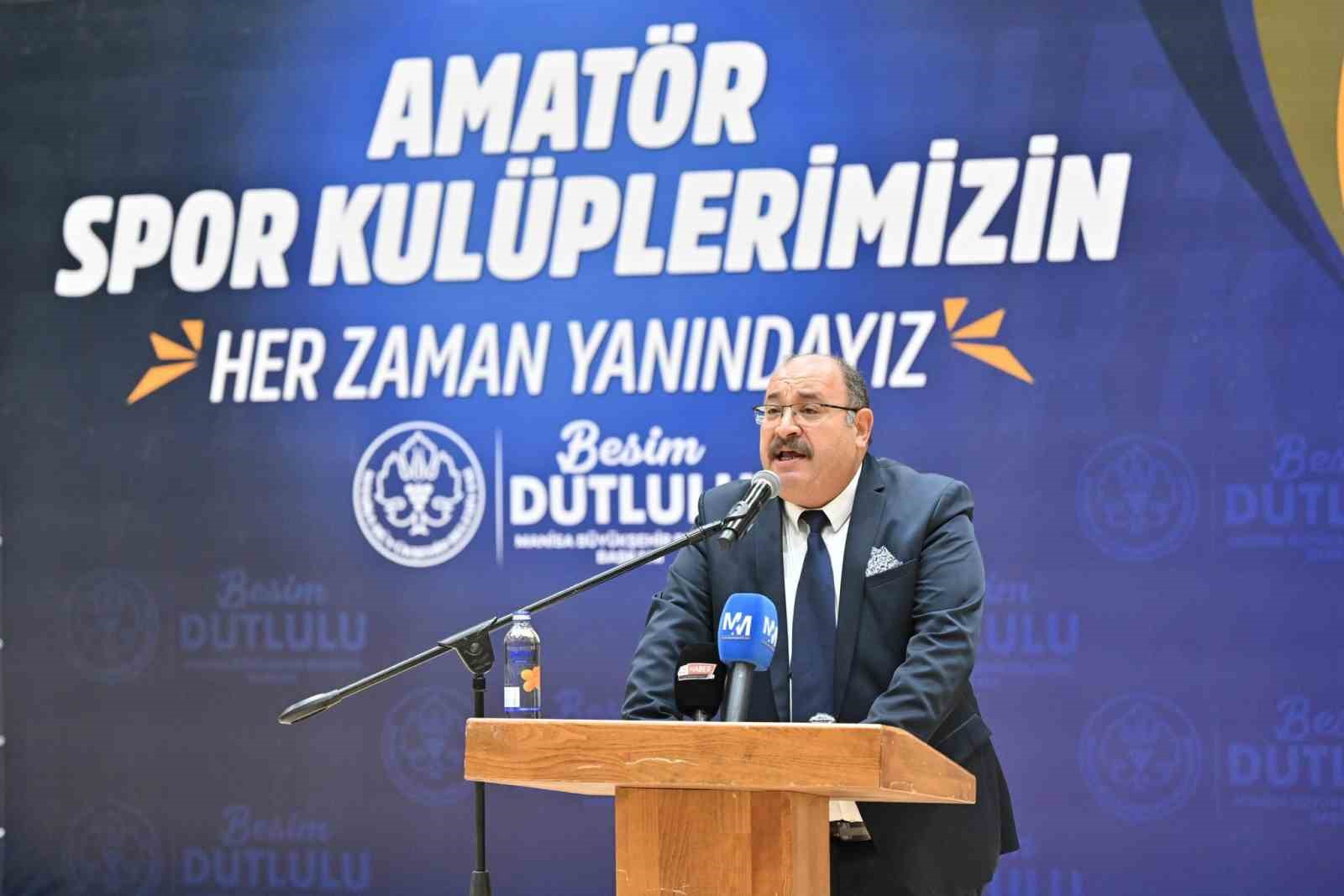 Manisa Büyükşehir Belediyesi’nden 123 kulübe 12.7 milyon TL destek

