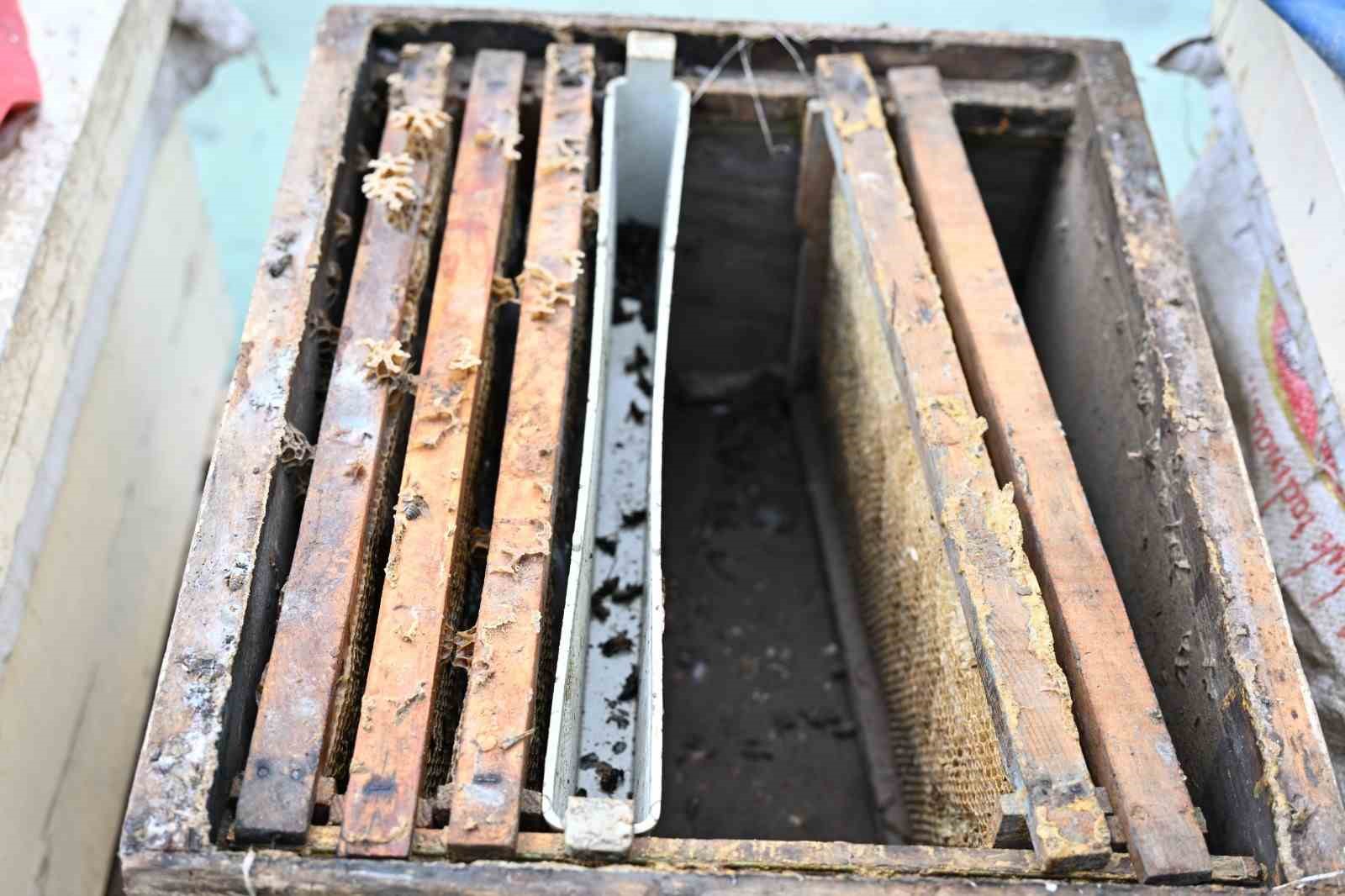 Manisa Büyükşehir’den sel mağduru arıcıya kovan desteği
