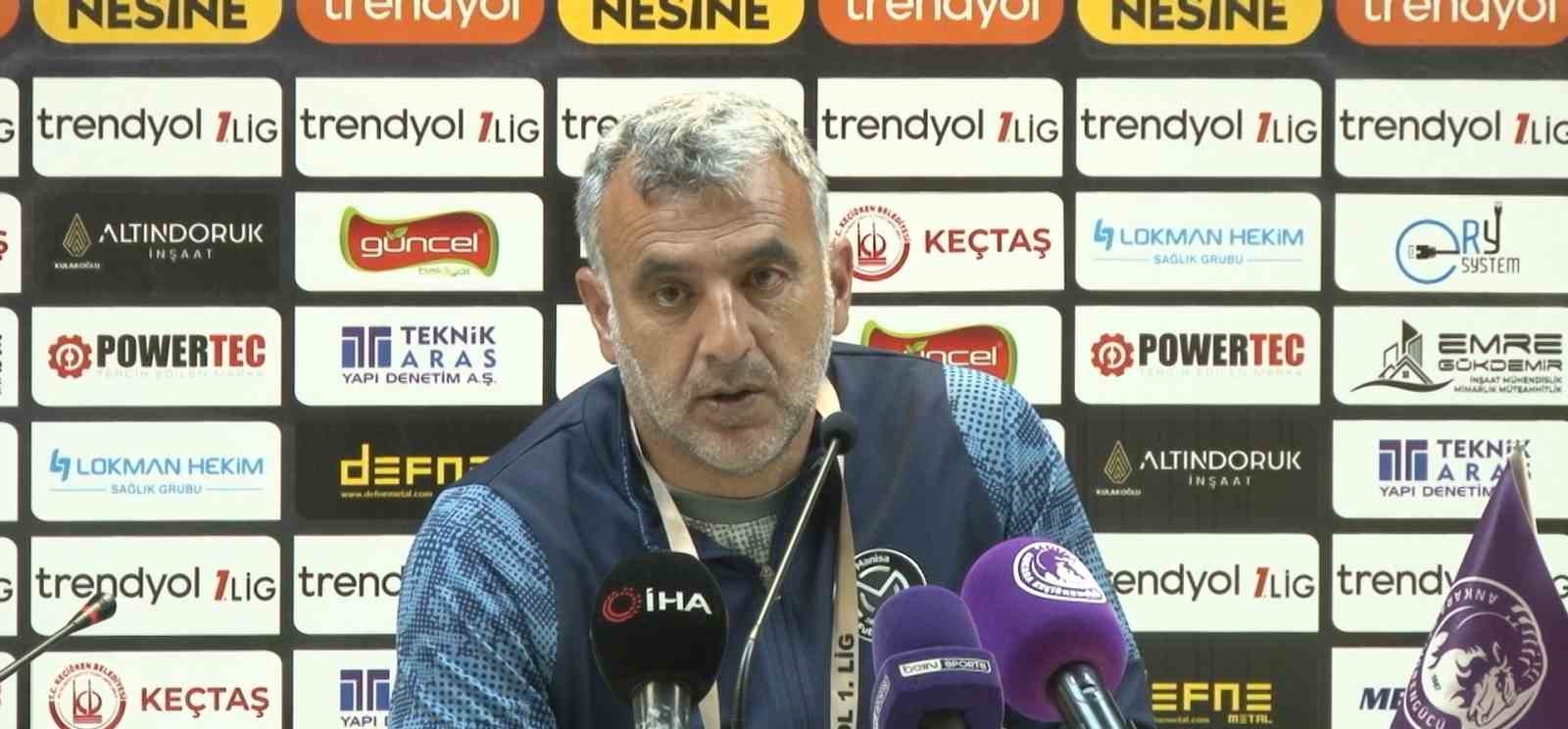 Manisa FK Teknik Sorumlusu Çakmak: "Hakemler için bir şey söylemeye gerek yok"
