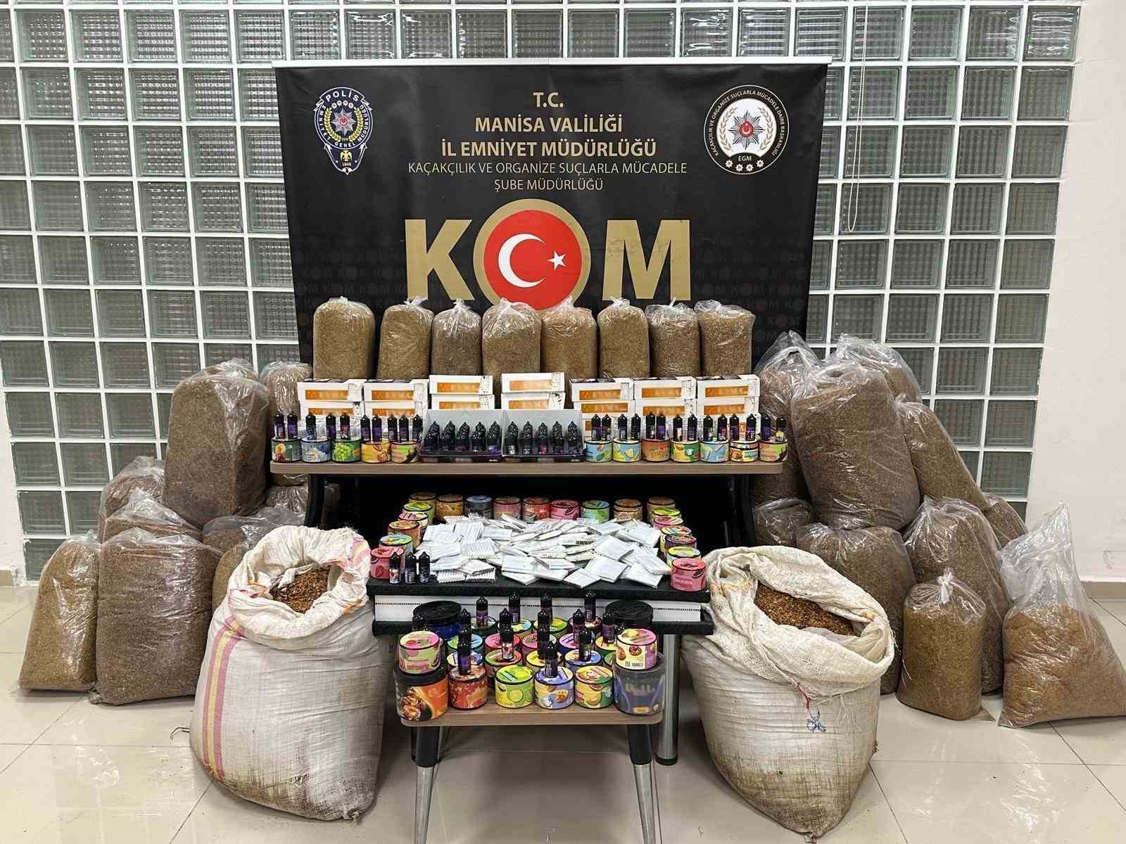 Manisa’da 3 ilçede kaçak tütün operasyonu
