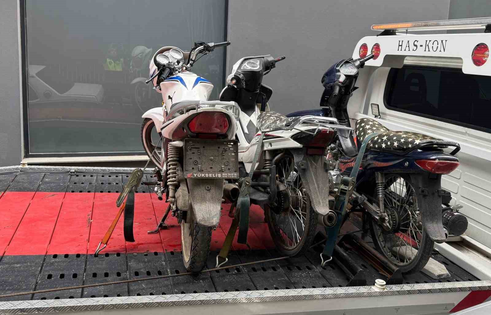 Manisa’da kuralsız motosikletlere ağır darbe: 196 bin TL ceza
