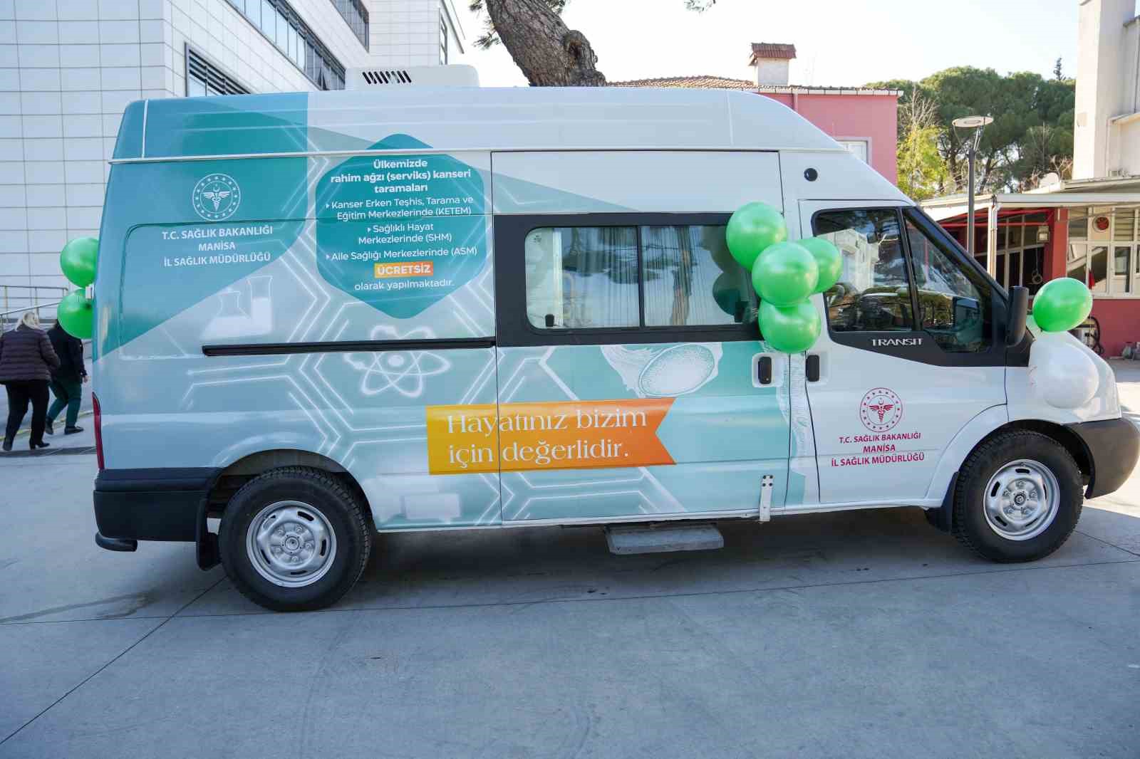 Manisa’da rahim ağzı kanseri tarama aracı hizmete girdi
Manisa’da rahim ağzı kanseri tarama aracı hizmete girdi