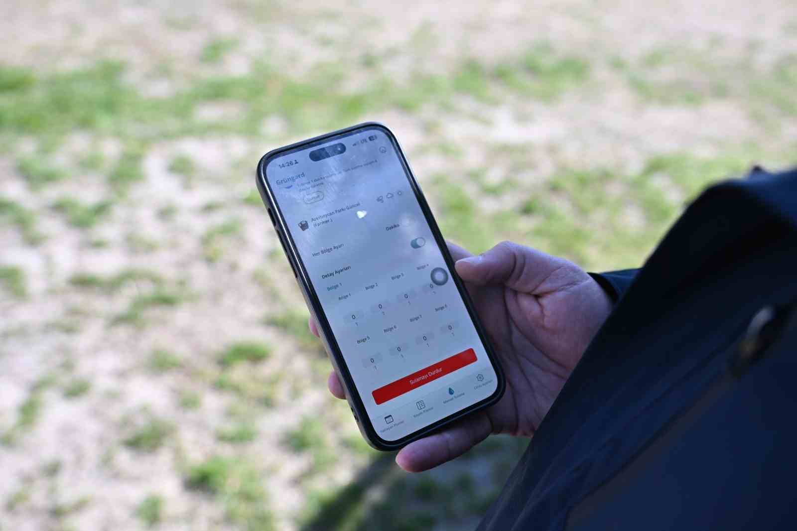 Manisa’da yeşil alanlarda akıllı sulama dönemi başladı
