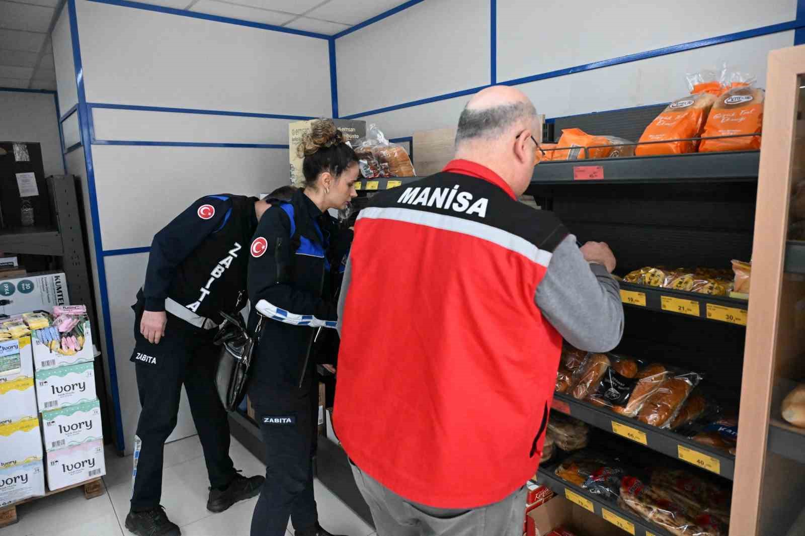 Manisa’da zincir marketlere sıkı denetim
