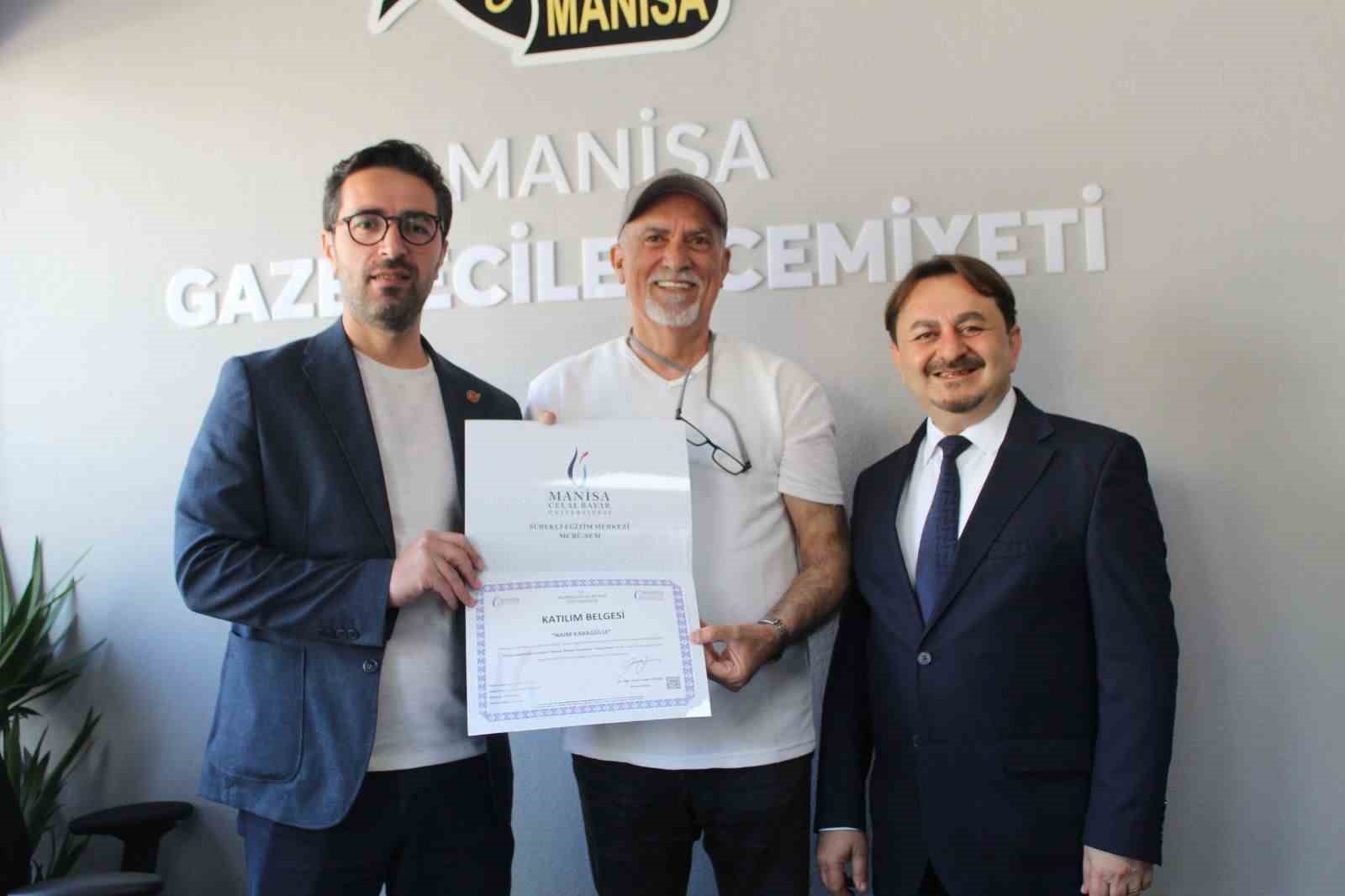 Manisalı Gazeteciler dron ehliyetlerini aldı
