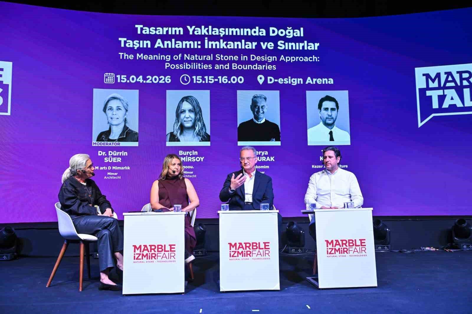 Marble Talks’ta doğal taşın geleceği konuşuldu
