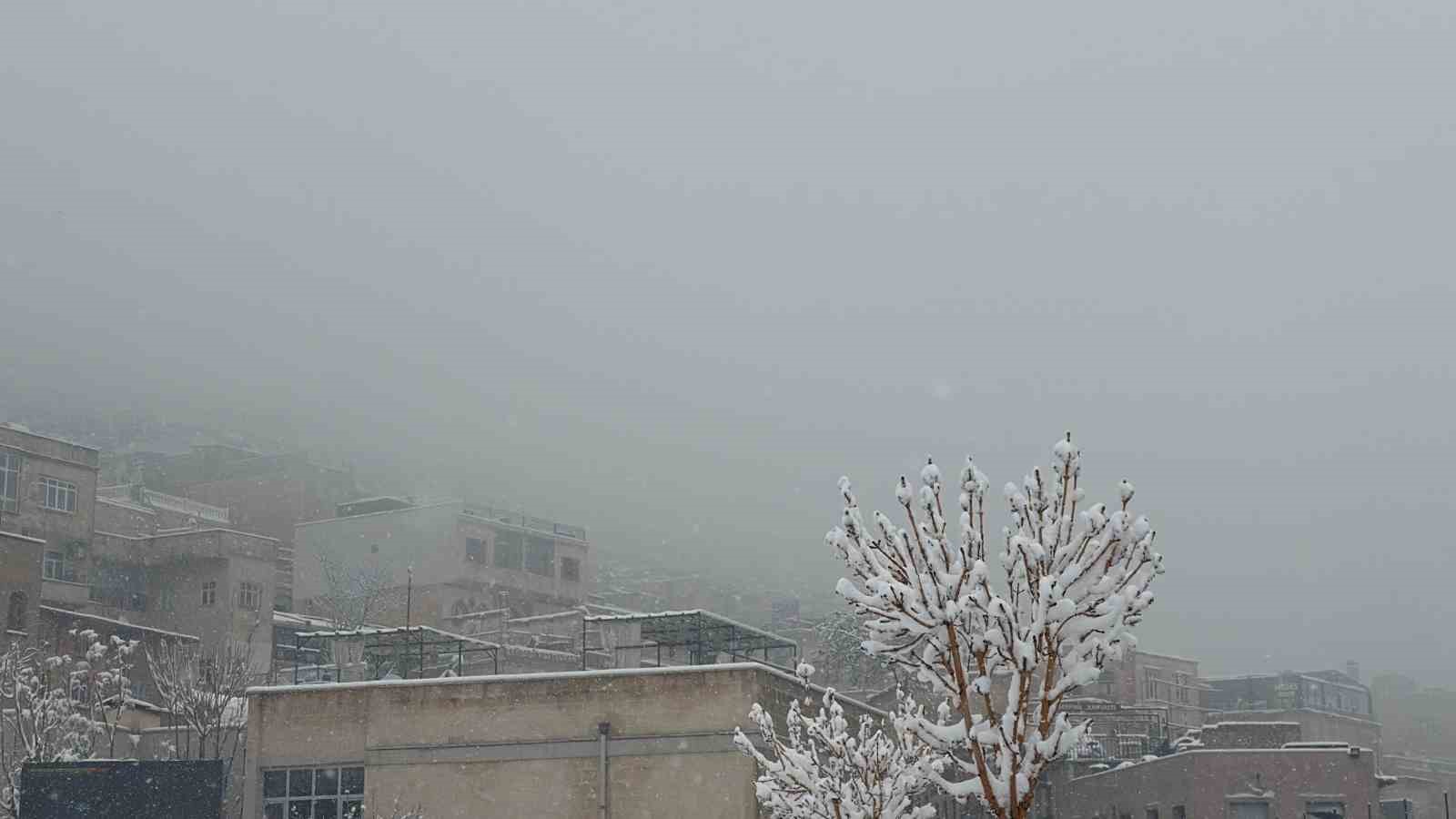 Mardin’de kar yağışı etkili oluyor
