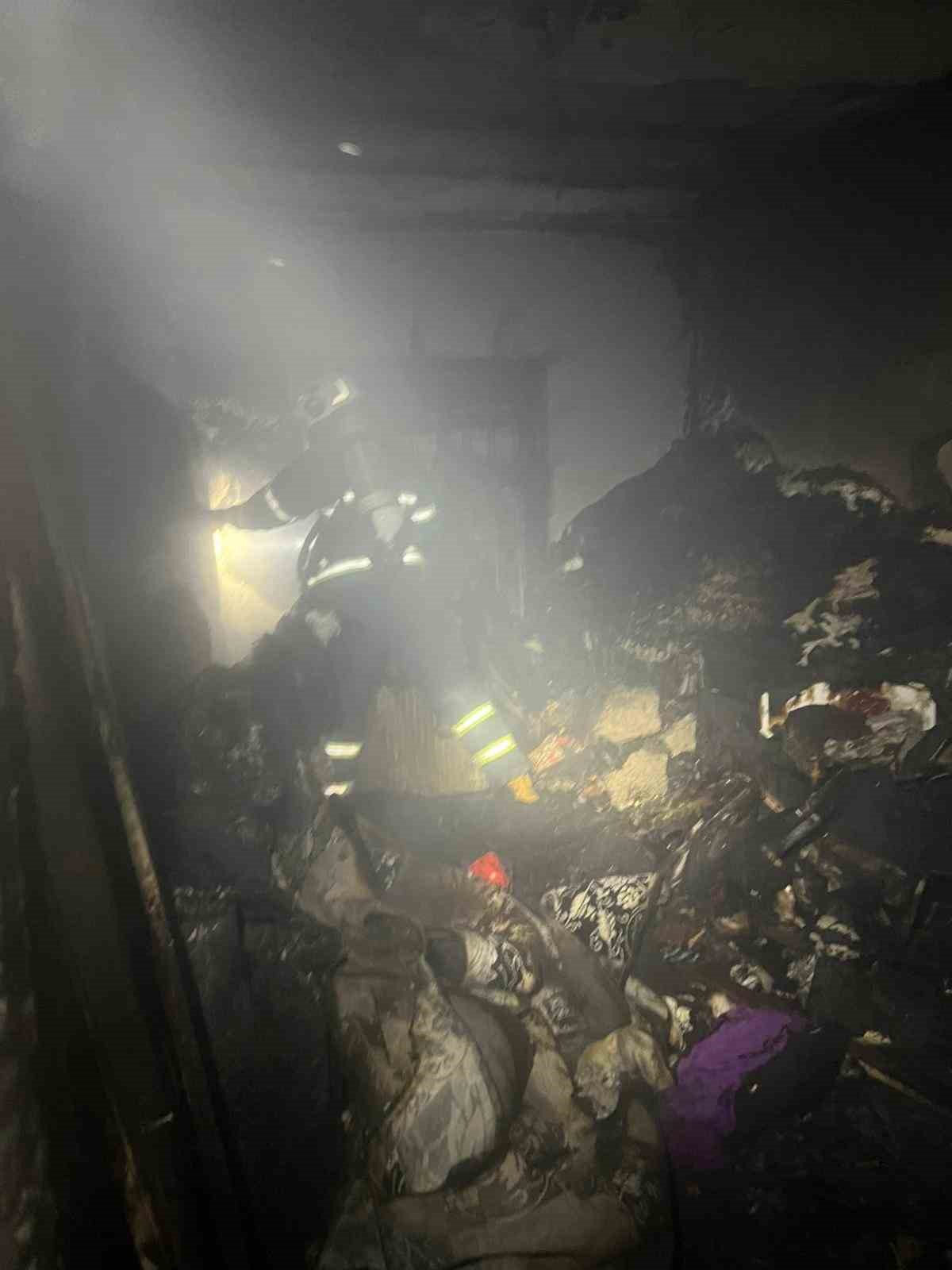 Mardin’de müstakil evde çıkan yangın söndürüldü
