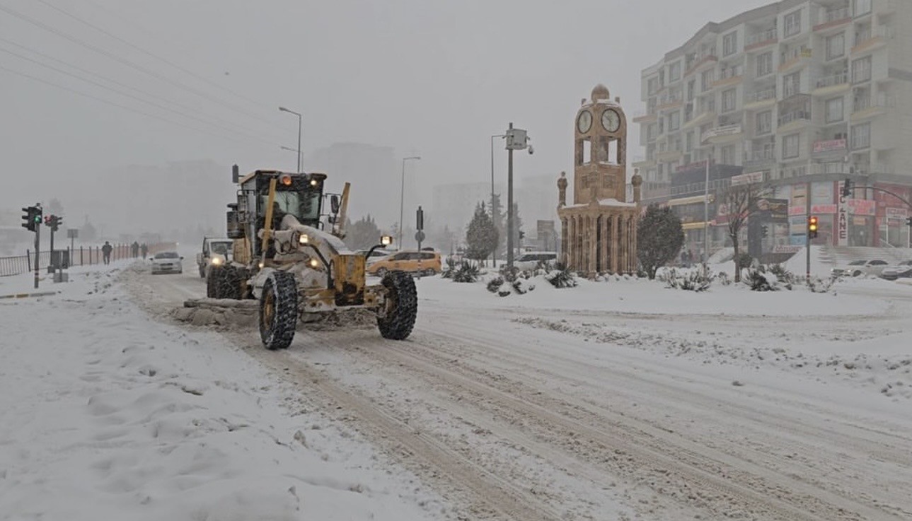 Mardin’de son yılların en yoğun kar yağışı
