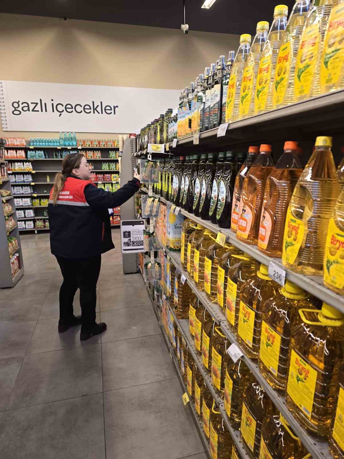 Market ve kasaplara yönelik fiyat denetimi
