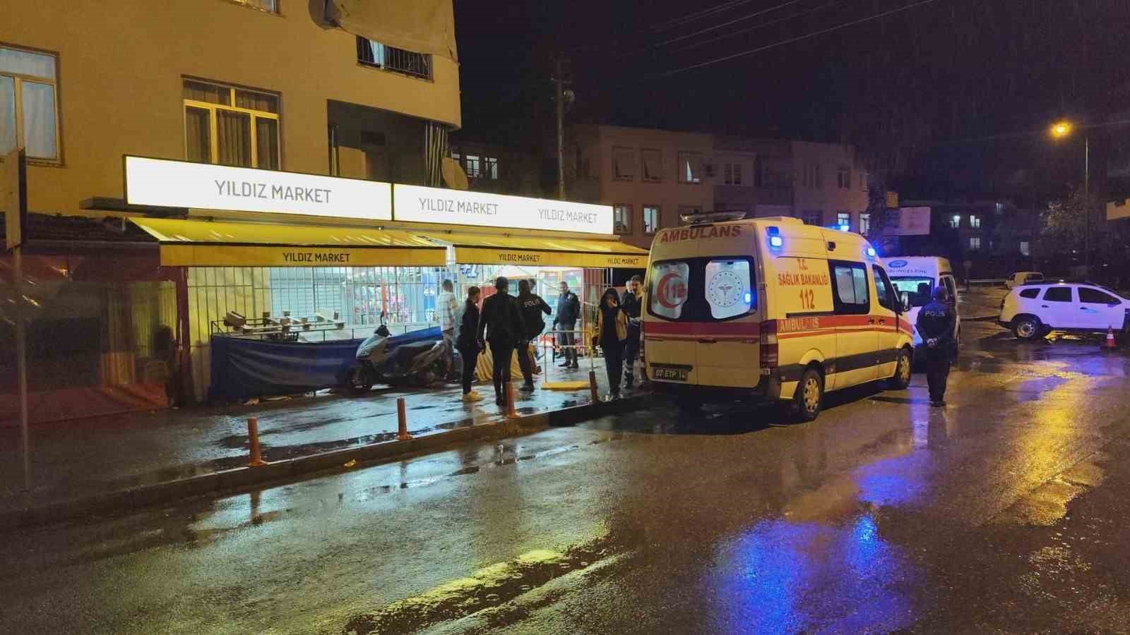 Markette işyeri sahibinin oğlu ile müşteri arasındaki tartışma cinayetle sonuçlandı
