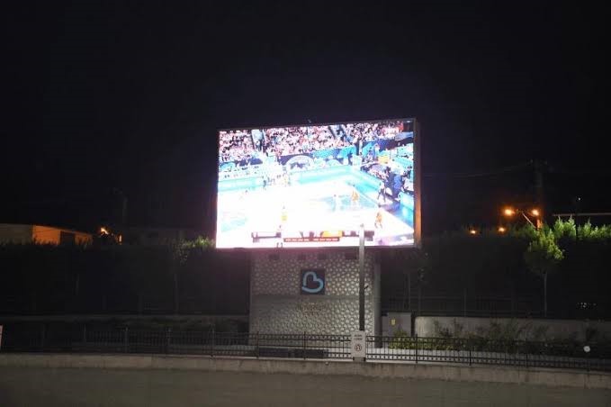 Marmara Saraylar’da dev ekran devrildi
