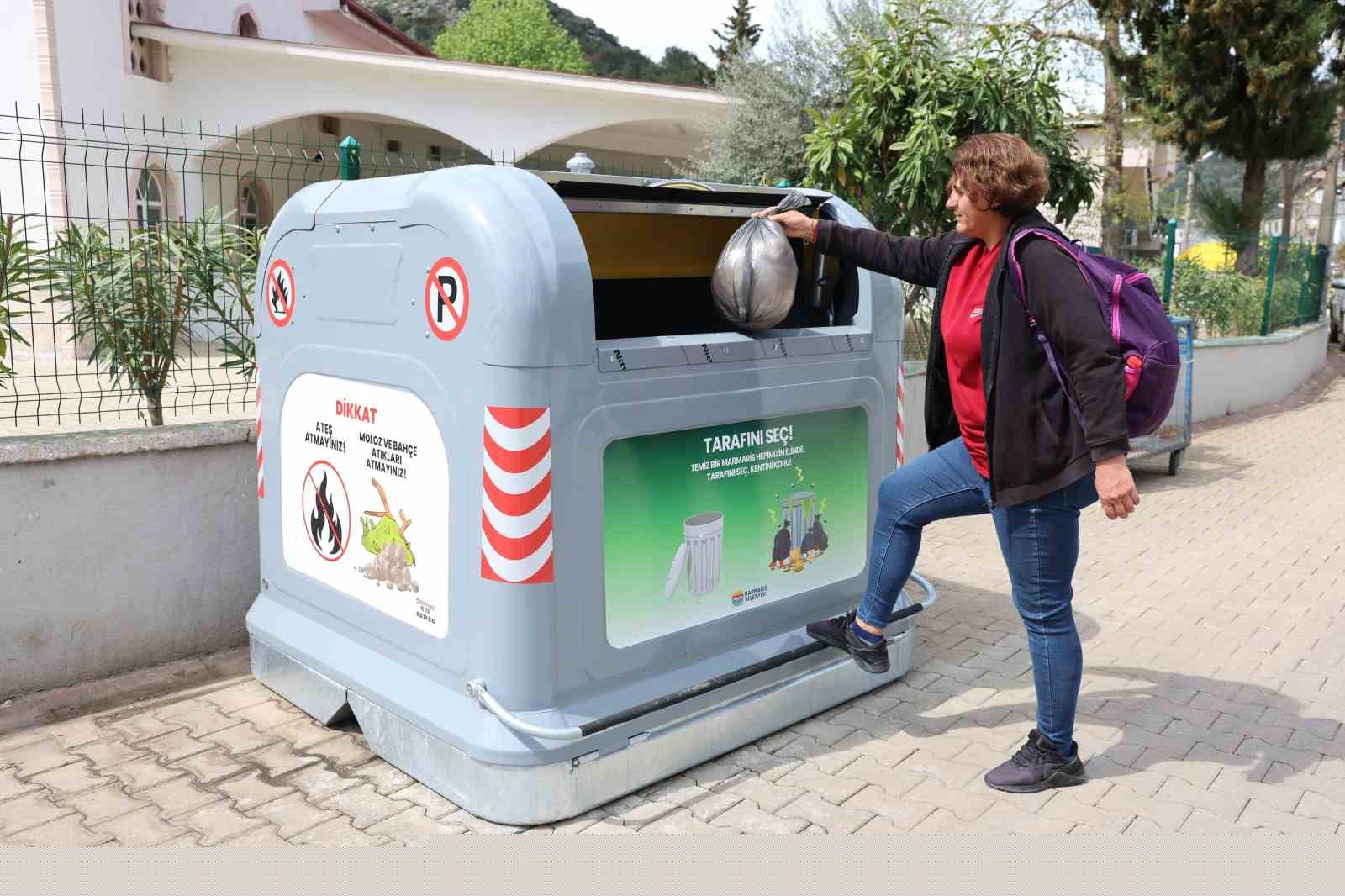 Marmaris’te akıllı konteyner dönemi başladı
