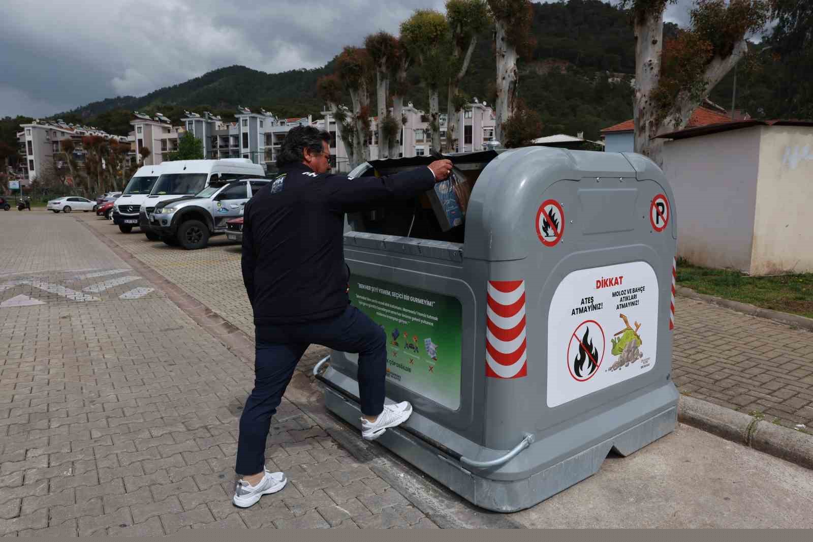 Marmaris’te akıllı konteyner dönemi başladı
