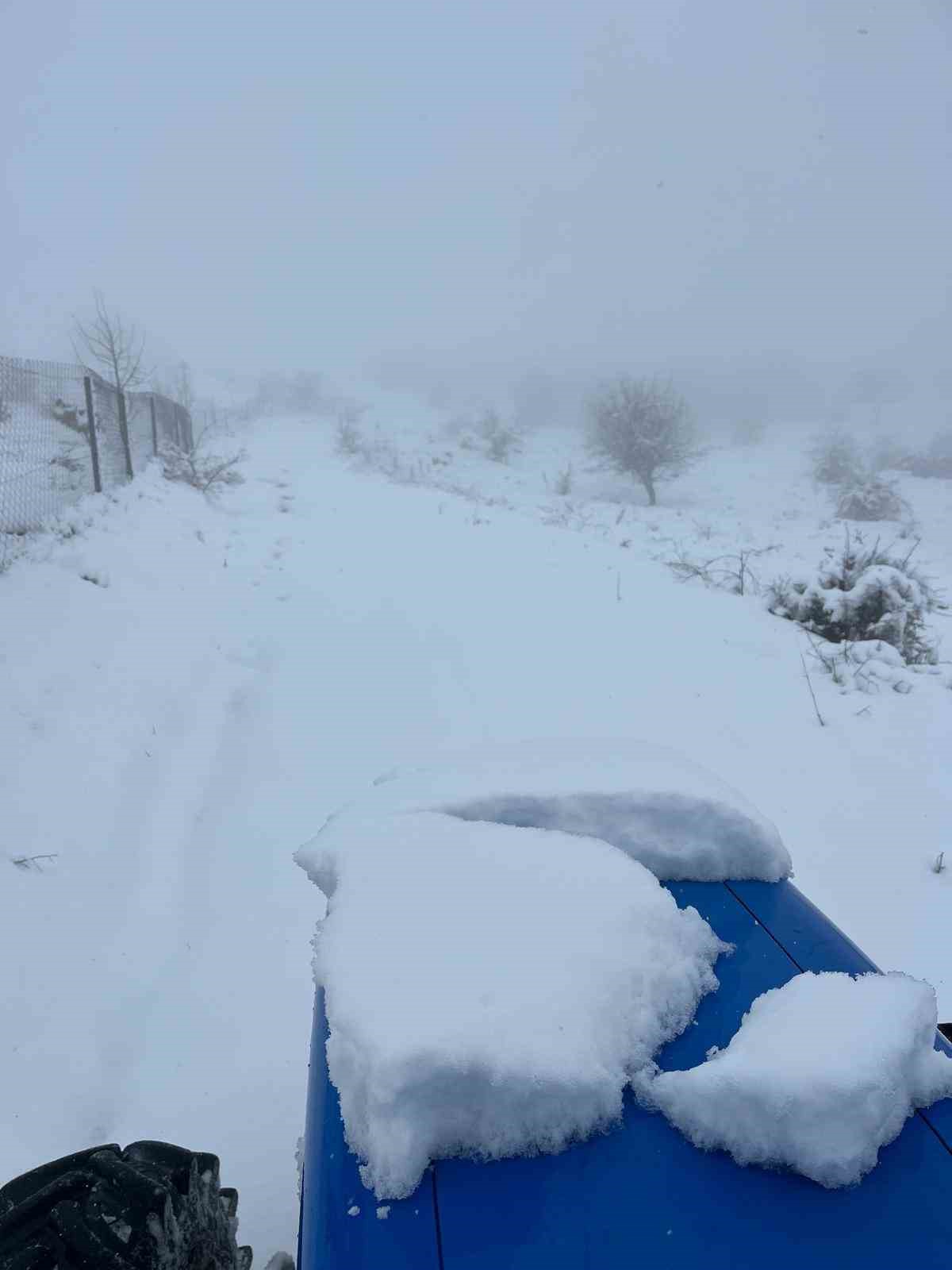 Mart sonunda Karıncalı Dağ’da kar sürprizi
