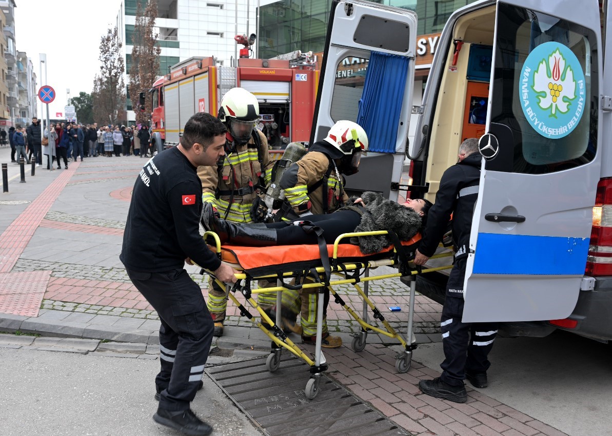 MASKİ’de yangın tatbikatı
