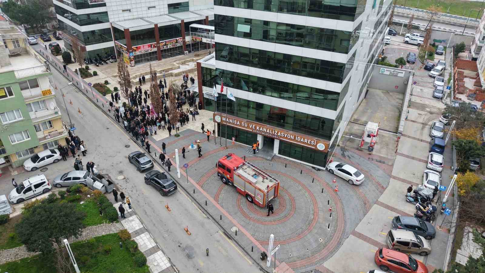 MASKİ’de yangın tatbikatı
