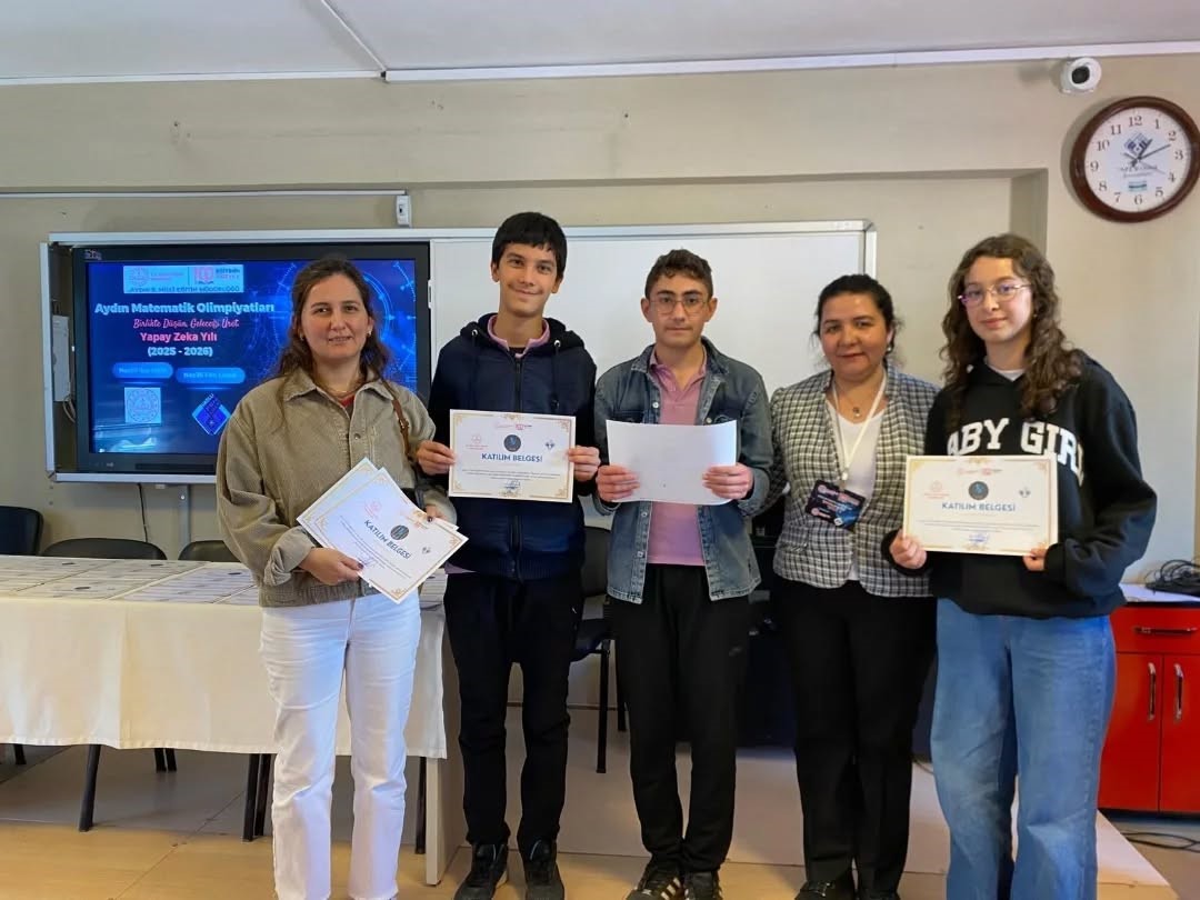 Matematik Olimpiyatları’nda dereceye girenler ödüllendirildi
