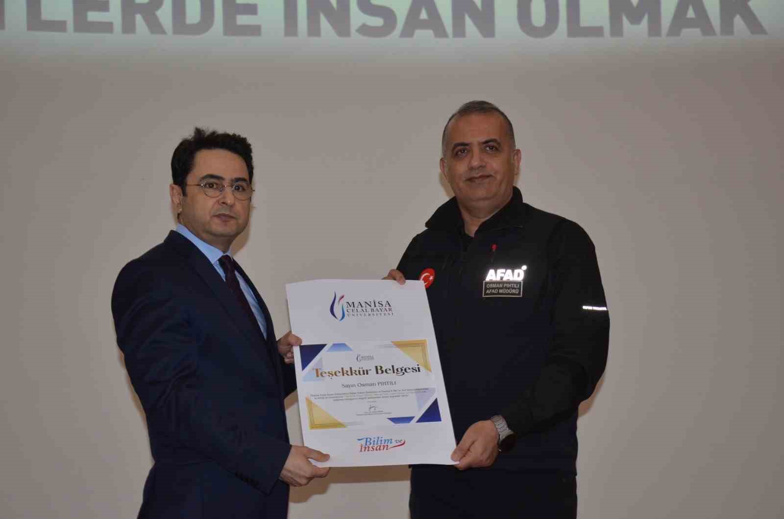 MCBÜ’de ’Afetlerde insan olmak’ sempozyumu
