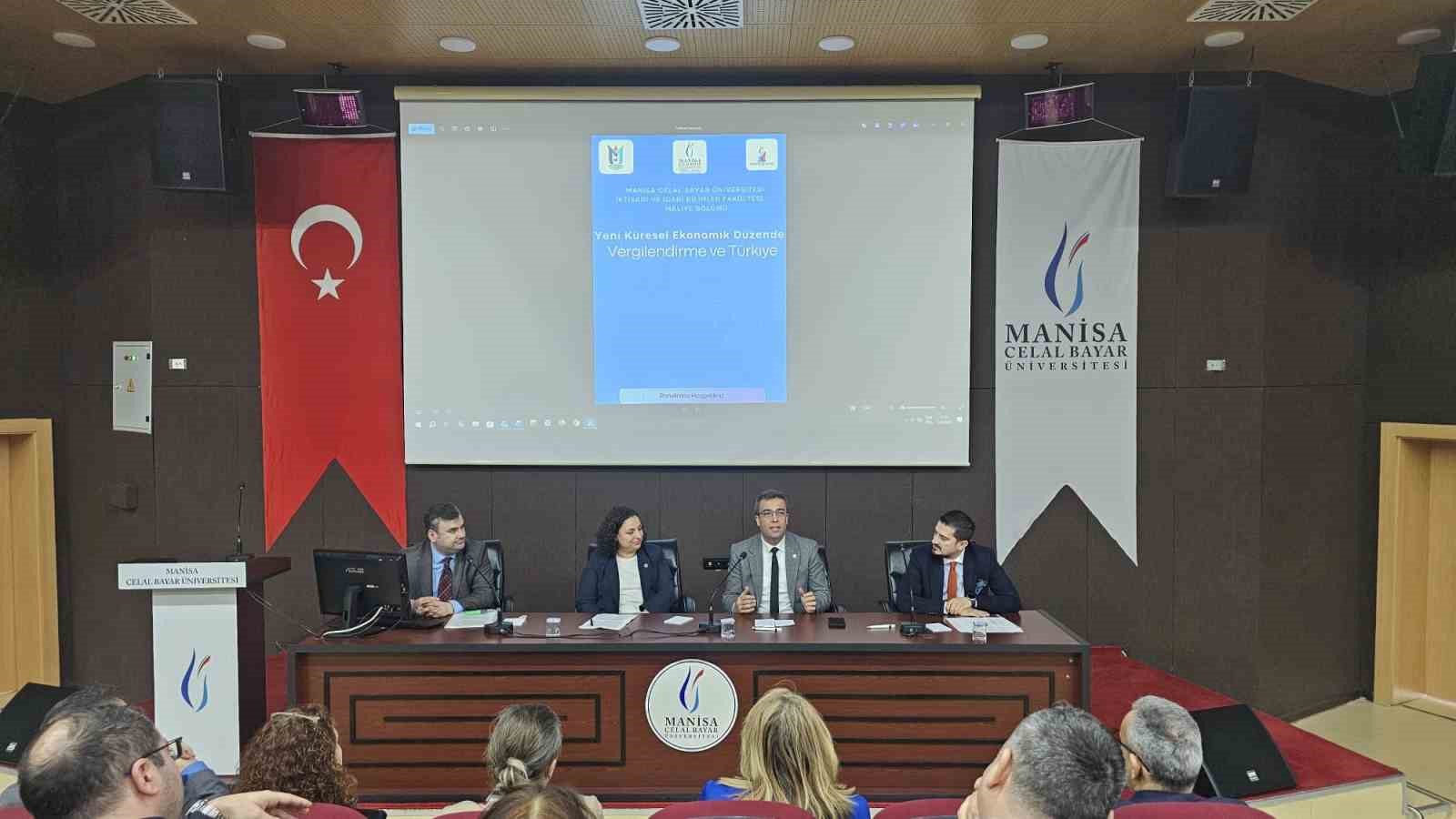 MCBÜ’de "Yeni küresel ekonomide vergilendirme ve Türkiye" paneli düzenlendi
