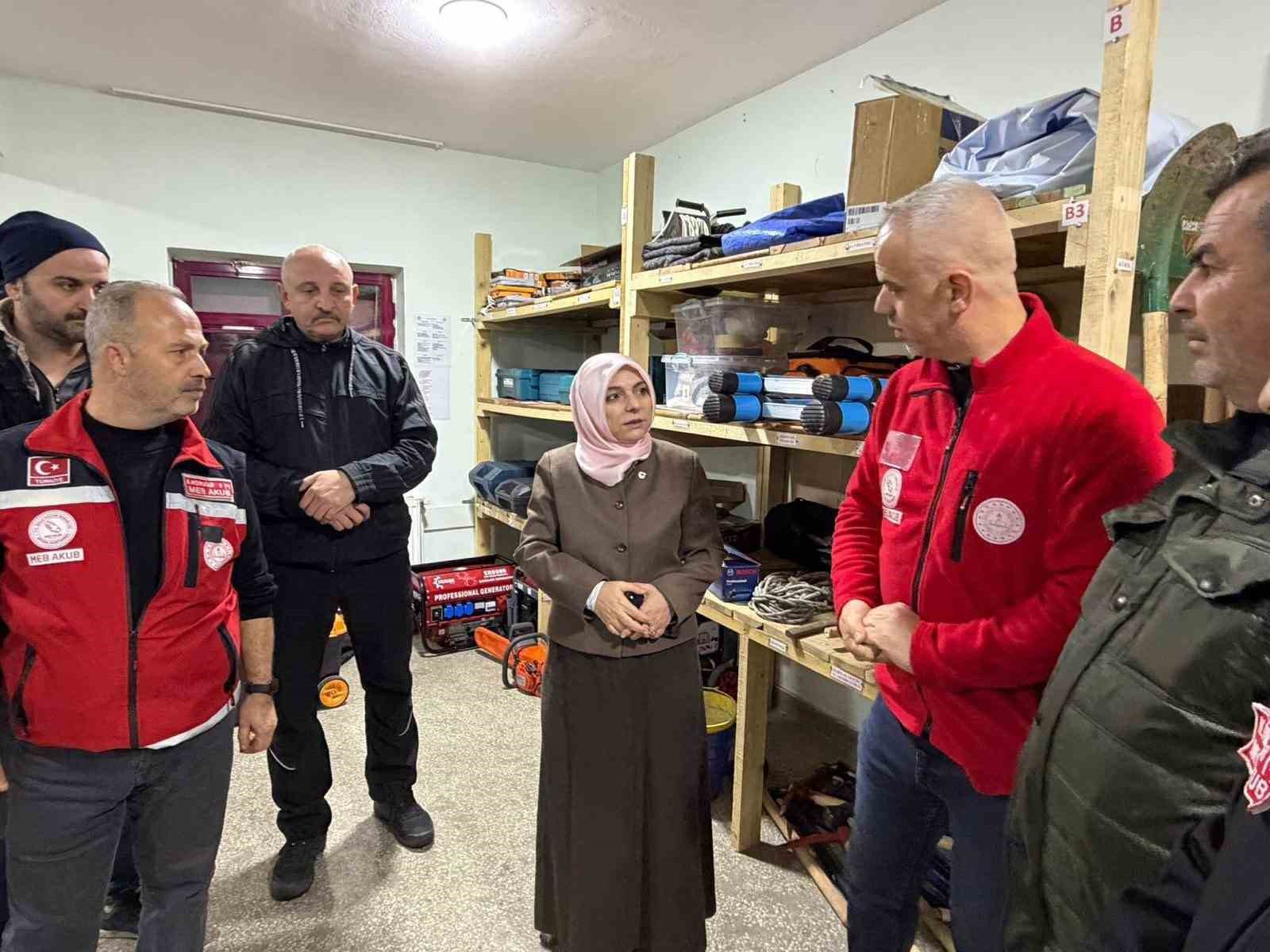 MEB AKUB Arama Kurtarma Ekibinin eğitim ve kamp alanına ziyaret
