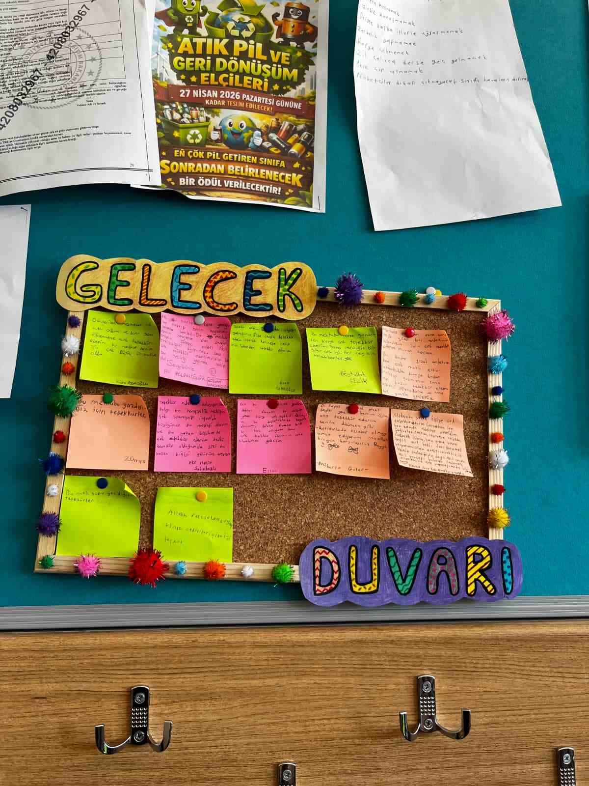 Mektuplarla öğrencilerin kariyer hayallerine ışık tutuldu
