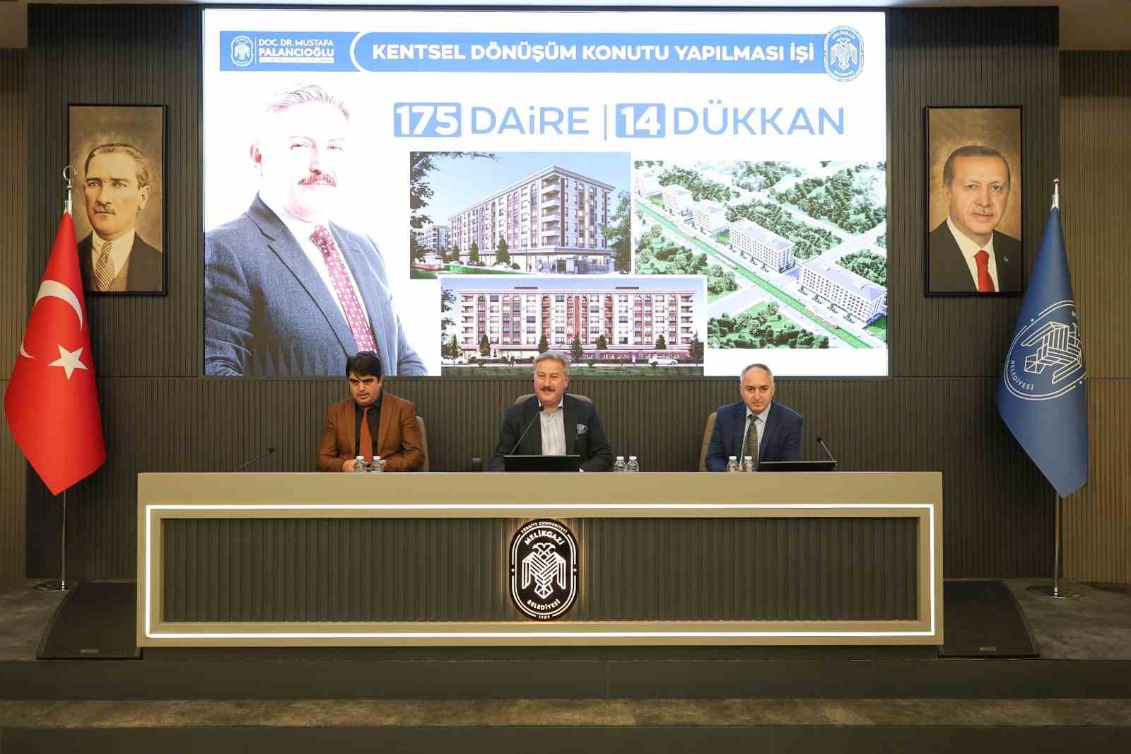 Melikgazi Belediyesi, kentsel dönüşüm çalışmalarına yeni mahalleler ile tam gaz devam ediyor
