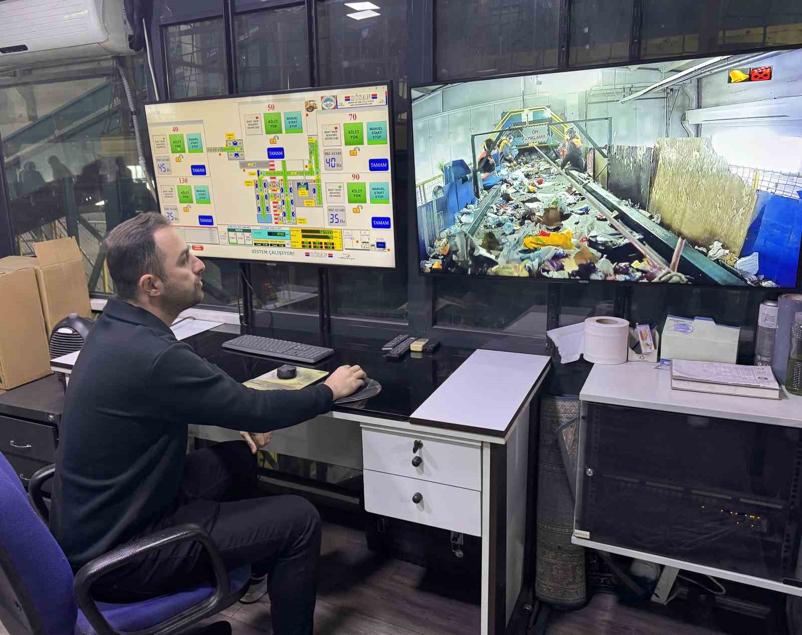 Melikgazi’de yıllık 9 bin ton atık geri dönüşümle ekonomiye kazandırılıyor
