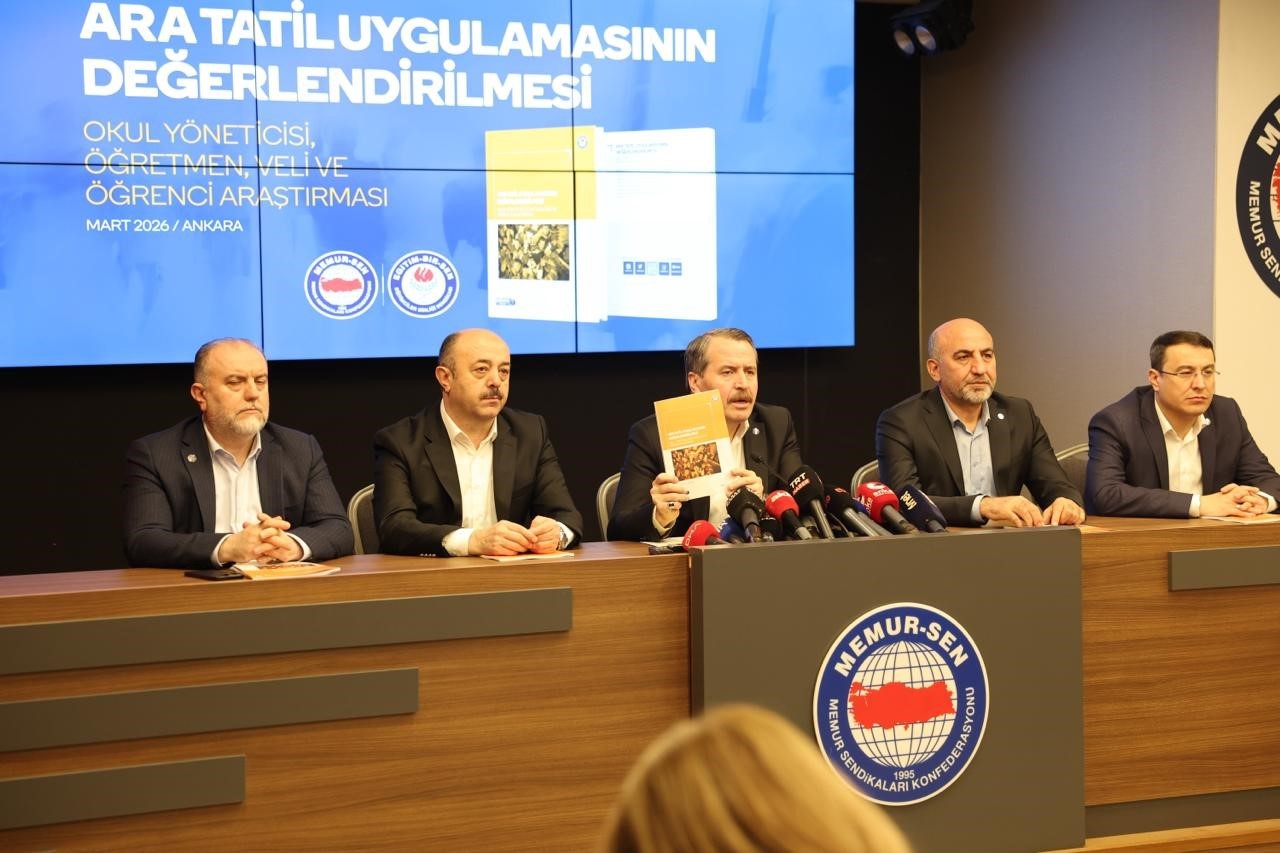 Memur-Sen Başkanı Yalçın: "Ara tatil modelinin korunması ve kaldırılmaması konusunda ortak kanaat mevcuttur"
