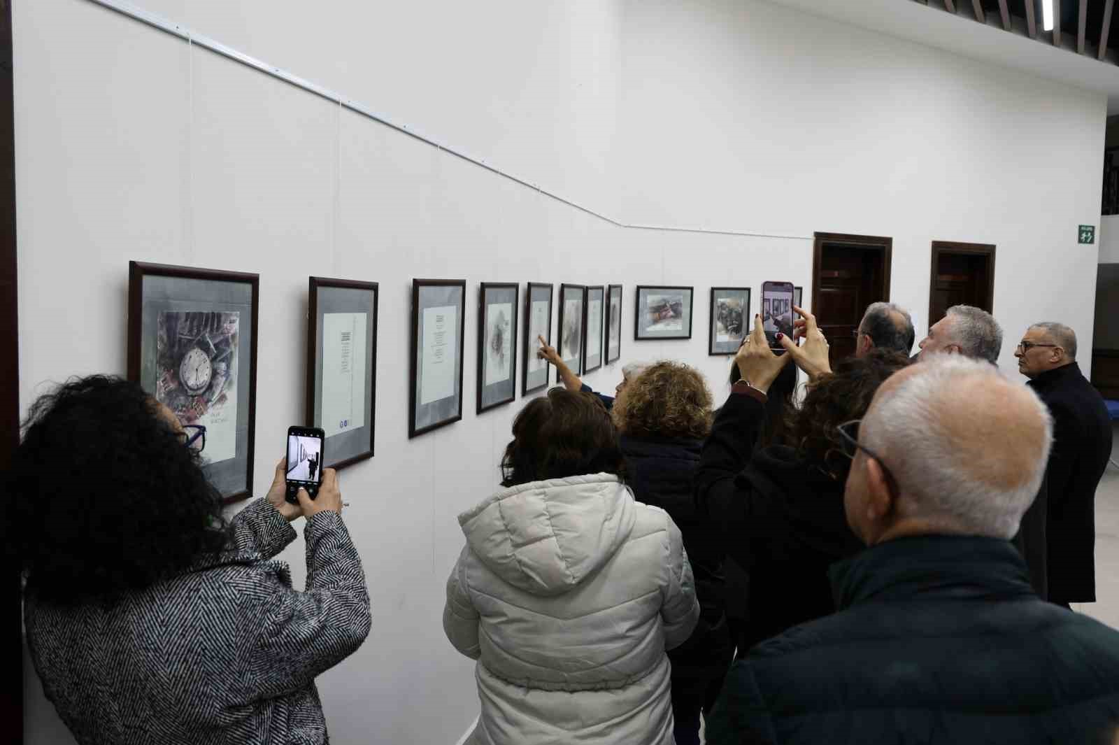 Menteşe’de Kahramanmaraş Depremi’nin üçüncü yılında Unutma Sergisi açıldı
