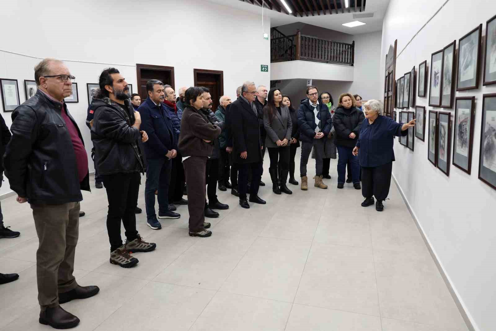 Menteşe’de Kahramanmaraş Depremi’nin üçüncü yılında Unutma Sergisi açıldı
