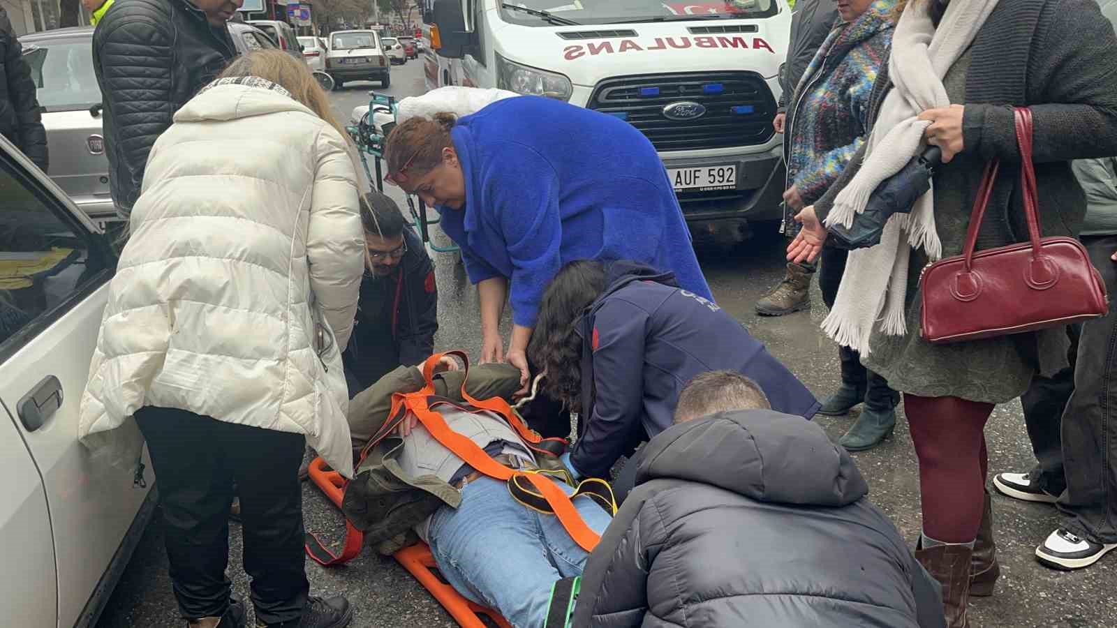 Menteşe’de otomobil yaya çarptı: 1 yaralı
