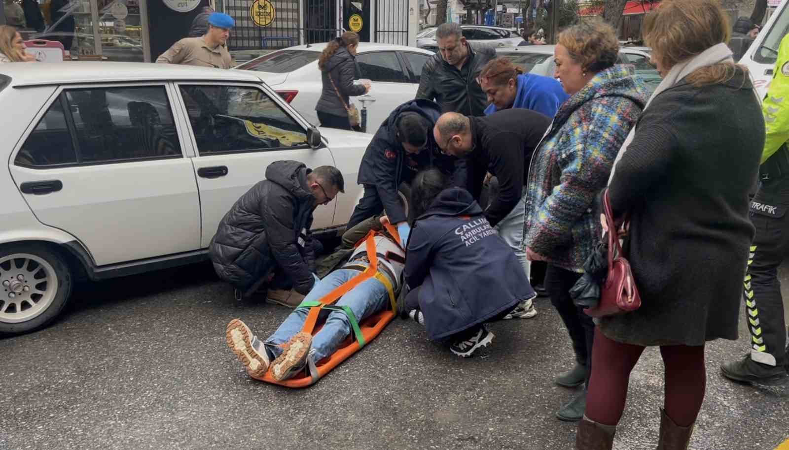 Menteşe’de otomobil yaya çarptı: 1 yaralı
