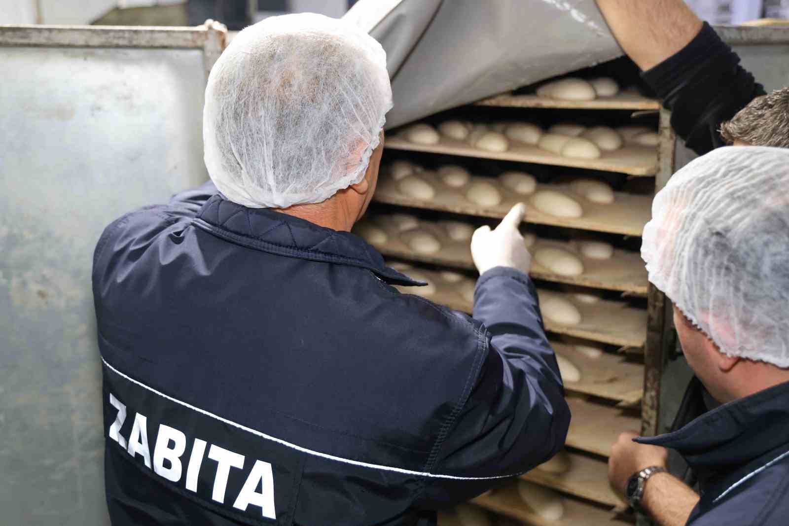 Meram zabıtasından fırın ve pastanelere sıkı takip
