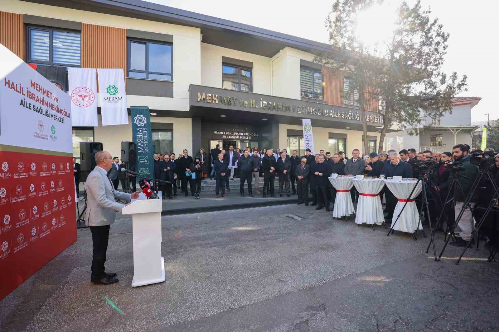 Meram’da 21 bin kişiye hizmet verecek sağlık üssü hizmete girdi
