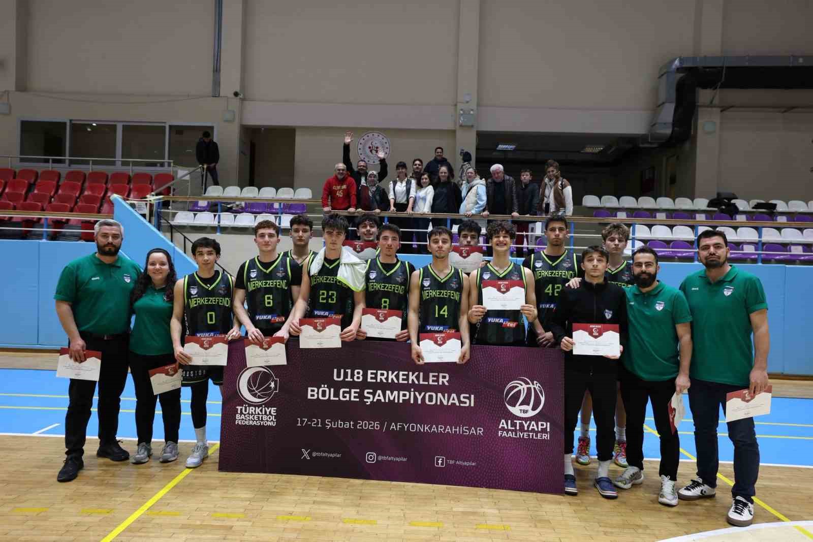 Merkezefendi Belediyesi U18 Erkek Basketbol Takımı Afyonkarahisar’da namağlup şampiyon oldu
