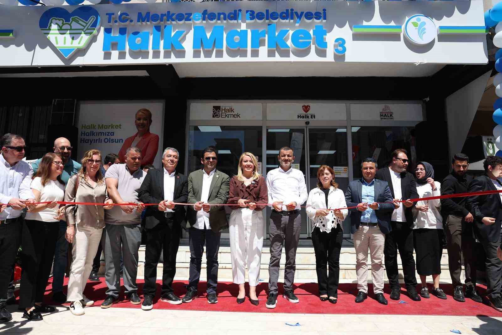 Merkezefendi Halk Market’in 3. şubesi hizmete açıldı
