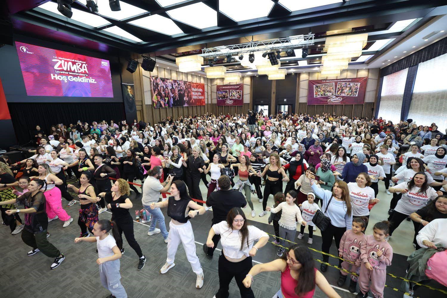 Merkezefendi’de dans ve spor tutkunları bir araya geldi
