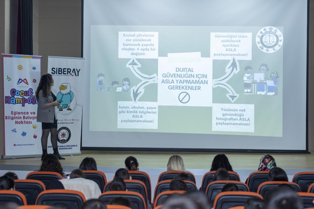 Mersin’de çocuklara siber güvenlik eğitimi verildi
